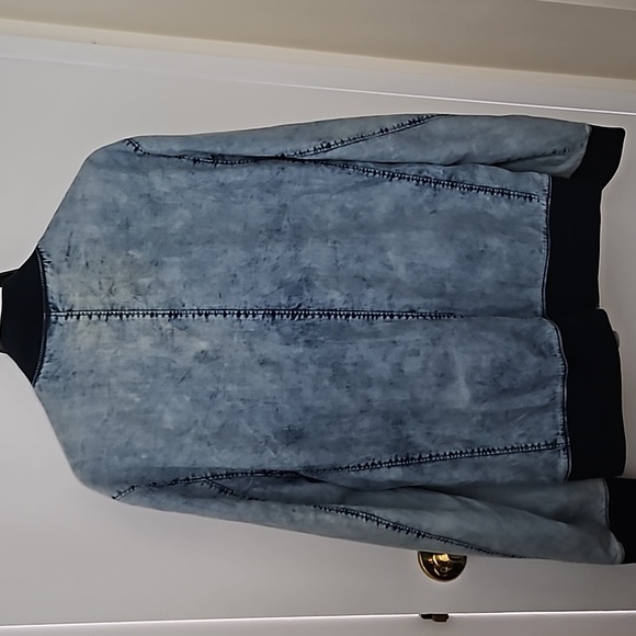 CALVIN KLEIN JEANS Soft Effect Bomber Jacket Size Large - Picture 5 of 9